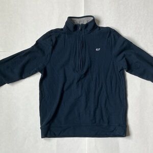 Vineyard Vines Kid's Dark Blue Zip-Up Sweater